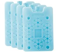 DAGLLGEW Ice Pack 4Pcs 16x4x0.7in Long-lasting Cooling Reusable Slim Freezer Packs Light Green Slow Melting Cooler Shock Ice Packs for Lunch Boxes or Coolers