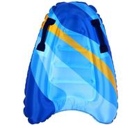 DAGLLGEW Inflatable Body Board for Kids High Buoyancy Kickboard PVC Surfboard with Handle Blue Striped Waterproof Leakproof Portable Beach Inflatables