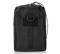 DAGLLGEW Molle Pouches, 5.9x3.2x9.5 Inch Oxford Cloth Foldable Molle Dump Pouch with Lock Cord Stopper & Side Pocket, Open Pocket with Drawstring for Outdoor Dump Pouch Magazine