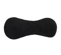 DAGLLGEW Neck Pillow for Recliner Soft Bone Pillow Neck Support and Pain Relief Curved Head Cushion with Adjustable Strap for Travel Home Car Airplane Black Bone Recliner Headrest