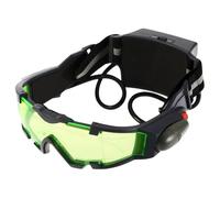 DAGLLGEW Night Vision Goggles, Flip-Out LED Night Green Lens Spy Glasses with Adjustable Band, Windproof Anti-Stamping Cool Toys for Hunting Racing Bicycling Vision Glasses Cool Stuff for Boys