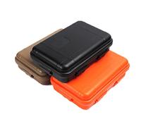 DAGLLGEW Outdoor Plastic Waterproof Shockproof Box Airtight Survival Case Container Storage Carry Box Outdoor Survival Set 3pcs Shockproof Plastic Storage Carry Set