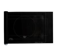 DAGLLGEW Puzzle Mat, 1500 Piece Jigsaw Puzzle Storage Pad, 26 X 46 Inch Portable Felt Mat with Non-Slip Surface, Black Felt Roll Up Pad Matt Rollup 1000 Pieces