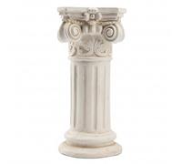 DAGLLGEW Roman Column Pedestal - Hand Carved Classic Wedding Pillars & Plant Stand, 15.75" Tall High-Strength Roman Columns and Pillars Decor Column Pedestal