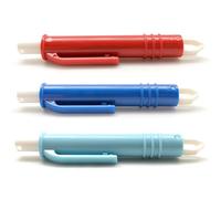 DAGLLGEW Tick Remover Tool Pen 3Pcs/Set Portable Lightweight PP Handheld Tick Tweezers Catching Pen for Dogs and Cats Remover Removal Kit Removal Tool Tweezers