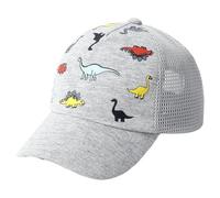 DAGLLGEW Toddler Baseball Cap Sun Protection Baby Sun Hat Breathable Mesh Back Kids Baseball Hat Embroidery Dinosaur Toddler Adjustable Baby for Boys Ages 2-5
