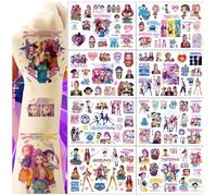 Dagmar KPop De_mon Temporary Tattoos, 8 Sheets with 120 Pieces, Removable Tattoo Stickers for Teens,Stuffers Birthday Party Supplies Decoration Gifts