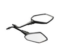 DAGMARA Motorbike Handlebar Mirror 2Pcs/Pair Motorcycle Rearview Mirror Scooter Rear View Mirrors Rear Side Convex Mirror 8mm 10mm Mirror Rear View