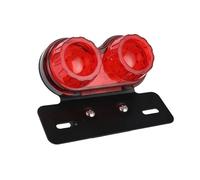 DAGMARA Motorcycle Brake TailLight Motorcycle LED Taillight 12V Motorbike Rear Stop Brake Lamp License Plate Light Turn Signal Indicators Universal