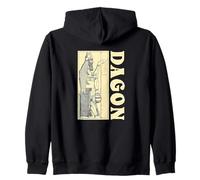 Dagon Ancient Semitic God Mesopotamian Mythology Antique Art Zip Hoodie