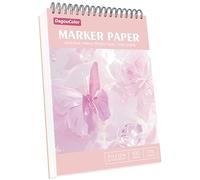 DagouColor Alcohol Marker Papers, 9"x12" Tearable Drawing Sketch Book, 60 Sheets (120 Pages) Double-Sided Spiral-Bound, Acid-Free, Bleedproof Marker Pads for Artists Kids Adults