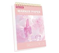 DagouColor Marker Pads for Alcohol Markers, A4, 1 Pack, 100 Sheets (200 Pages) Acid-Free Marker Papers, Double-Sided Bleedproof Spiral-Bound Drawing Book for Artists Adults Kids