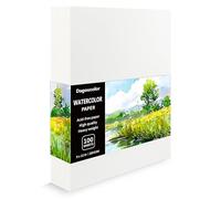 DagouColor Watercolor Paper, 9" x 12", 200GSM, 100 Pcs Bulk Water Color Paper, Art Supplies for Artists Adults Boys Girls Students, Painting, Drawing, Mixed Media