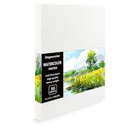 DagouColor Watercolor Paper, 9" x 12", 200GSM, 50 Pcs Bulk Water Color Paper, Art Supplies for Artists Adults Boys Girls Students, Painting, Drawing, Mixed Media