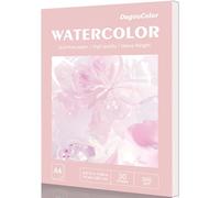 DagouColor Watercolor Paper Pad, 8.5"x11.5", 1 Pack, 30 Sheets, 140lb/300gsm Cold-Pressed Paper, Artist Book for Adults Kids, Painting, Drawing, Mixed Media