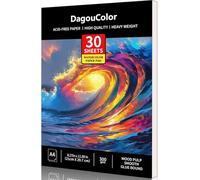 DagouColor Watercolor Paper Pad, A4, 1 Pack, 30 Sheets, 140lb/300gsm Cold-Pressed Paper, Artist Book for Adults Kids, Painting, Drawing, Mixed Media