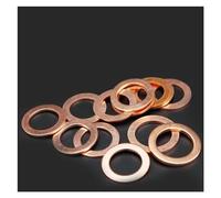 DAGROD 10-40pcs M4 Copper Washer Flat Gasket Round Washers Sealing Ring 4mm Inner Diameter 6mm-18mm OD 0.1mm-3mm Thickness (Size : M4x6x0.8mm (40pcs))