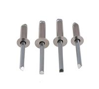 DAGROD SeroNi 20pcs M3 M3.2 M4 M5 304 Stainless Steel Blind Rivet Countersunk Head Pull Rivet Decoration Nail Socket Nail Fat Head Aluminum Pull(M3.2 (20PCS),20mm)