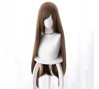 Dagua Anime Cosplay Wig，Domestic Girlfriend Hina Tachibana Wig，Brown Long Straight Wig，with Free Wig Cap，for Christmas Carnival party Halloween Cosplay Wig