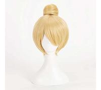 Dagua Anime Cosplay Wig，Fairy Tinker Bell Wig，Blonde Short Wig，with Free Wig Cap，for Christmas Carnival party Halloween Cosplay Wig