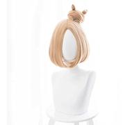 Dagua Anime Cosplay Wig，Fate/Grand Order Abigail Williams Wig，Yellow short Wig，with Free Wig Cap，for Christmas Carnival party Halloween Cosplay Wig