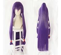 Dagua Anime Cosplay Wig,Fate Grand Order Caster Nitocris Wig,Purple long straight Wig,with Free Wig Cap,for Christmas Carnival party Halloween Cosplay Wig