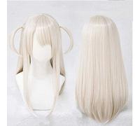 Dagua Anime Cosplay Wig, Fate Grand Order Illyasviel of Einbern Wig, Light Blonde Mélange Wig, with Free Wig Cap, for Party, Daily Life, Halloween Wig Cosplay