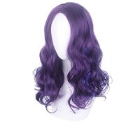 Dagua Anime Cosplay Wig，Mal Wig，Purple Mixed Blue Long Wig，with Free Wig Cap，for Christmas Carnival party Halloween Cosplay Wig