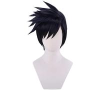 Dagua Anime Cosplay Wig,Zagreos Wig,Blue Black Short Wig,with Free Wig Cap,for Christmas Carnival party Halloween Cosplay Wig