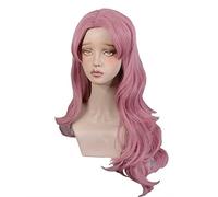 Dagua Cosplay Wig,Black Clover Vanessa Enoteca Cosplay Wig,Pink Long Wavy Wig,with Free Wig Cap,Halloween Costume Cosplay,for Christmas Carnival party