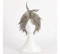 Dagua Cosplay Wig,Haikyuu!! Sugawara Koushi Cosplay Wig,Short Gray Wig,with Free Wig Cap,Halloween Costume Cosplay,for Christmas Carnival party