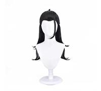 Dagua Cosplay Wig,Jujutsu Kaisen Suguru Geto Cosplay Wig,Long Black Wig,with Free Wig Cap,Halloween Costume Cosplay,for Christmas Carnival party(Size:Style 1)