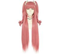 Dagua Cosplay Wig,Kakegurui Yumemite Yumemi Cosplay Wig,Long Straight Pink Wig,with Free Wig Cap,Halloween Costume Cosplay,for Christmas Carnival party