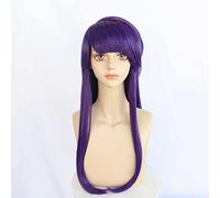 Dagua Cosplay Wig,Komi Can't Communicate Komi Shoko Cosplay Wig,Long Purple Wig,with Free Wig Cap,Halloween Costume Cosplay,for Christmas Carnival party