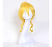 Dagua Cosplay Wig,Love Live! Eli Ayase Cosplay Wig,Blonde Curly Wig,with Free Wig Cap,Halloween Costume Cosplay,for Christmas Carnival party
