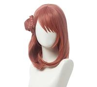 Dagua Cosplay Wig,Love Live! Uehara Ayumu Cosplay Wig,Medium Brown Red Wig,with Free Wig Cap,Halloween Costume Cosplay,for Christmas Carnival party