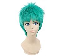 Dagua Cosplay Wig,One Piece Roronoa Zoro Cosplay Wig,Short Green Wig,with Free Wig Cap,Halloween Costume Cosplay,for Christmas Carnival party(Size:Style 2)