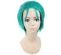 Dagua Cosplay Wig,One Piece Roronoa Zoro Cosplay Wig,Short Green Wig,with Free Wig Cap,Halloween Costume Cosplay,for Christmas Carnival party(Size:Style 1)