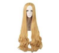 Dagua Cosplay Wig,Persona 5 Chihaya Mifune Cosplay Wig,Long Wavy Blonde Wig,with Free Wig Cap,Halloween Costume Cosplay,for Christmas Carnival party