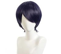 Dagua Cosplay Wig,Persona 5 Yusuke Kitagawa Cosplay Wig,Short Blue Purple Wig,with Free Wig Cap,Halloween Costume Cosplay,for Christmas Carnival party