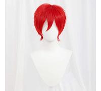 Dagua Cosplay Wig,Re Zero Starting Life in Another World Reinhard Cosplay Wig,Short Red Wig,with Free Wig Cap,Halloween Costume Cosplay,for Christmas Carnival party