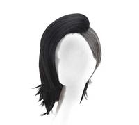 Dagua Cosplay Wig,Tokyo Ghoul Uta Cosplay Wig,Black mixed grey Wig,with Free Wig Cap,Halloween Costume Cosplay,for Christmas Carnival party(Size:Style 2)