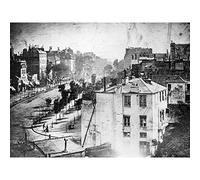 Daguerre Boulevard Temple Paris 1838 Early Photo Extra Large XL Wall Art Poster Print