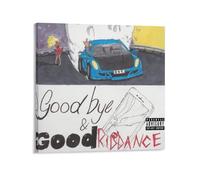DAGUYS Rapper Juice Wrld Goodbye & Good Riddance Albums Music Poster Wall Art Poster Prints Home Decor Picture Canvas Painting Posters 12x12inch(30x30cm)