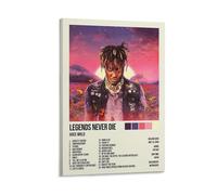 DAGUYS Rapper Juice Wrld Legends Never Die Albums Music Poster 2 Wall Art Picture Painting Poster Canvas Print Posters Artworks Room Decor 12x18inch(30x45cm)