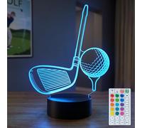 DAHEYMA Golf 3D Night Light, Golf Club Gifts for Men Boys Girls