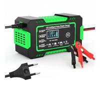 DAHJSD 12V Smart Battery Charger for Suzuki Hayabusa GSX1300R GSX-R 1300 GSXR, Car & Motorcycle Battery Charger, LCD Display, Auto Stop, Seasonal Charge, Multi-Protection,D Green