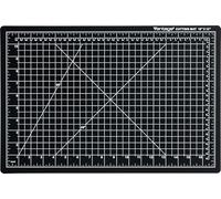 Dahle 10671 Vantage Self-Healing Cutting Mat, 12" x 18", Black, 5 layer PVC Construction, 1/2" Grid Lines, Self Healing for Maximum Durability, Perfect for Cropping Photos, Cutting, Sewing, and Crafts