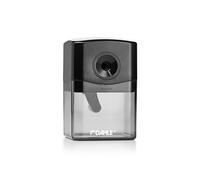 Dahle 144 Sharpener with Crank (for 6.5-8 mm Pens, Automatic Pen Feed, High Quality Steel Mill) Black