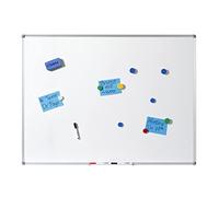 Dahle Basic Whiteboard (Writeable Magnetic Board in Sturdy Aluminium Frame, 30 x 45 cm)
